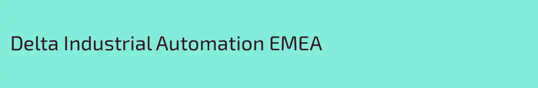 Delta Industrial Automation EMEA